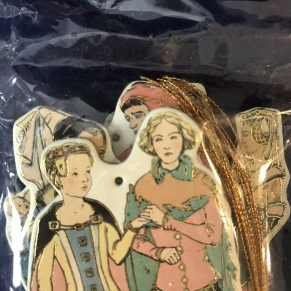 B Shackman Medieval Costume Christmas Hanging Ornaments Double Sided Pkg of 6 - Picture 4 of 7